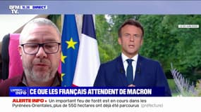 Allocution d'Emmanuel Macron, lundi: "La seule chose qu'on attendrait aujourd'hui, c'est l'annonce du retrait de cette loi", affirme le syndicaliste Simon Duteil (Solidaires)