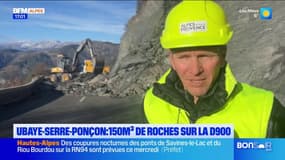 Éboulement à Ubaye Serre-Ponçon: 150m3 de roches sur la RD900