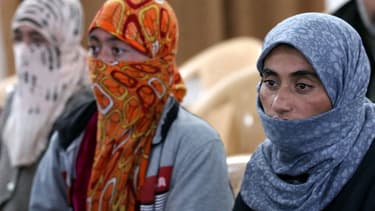 Des femmes de la communauté yézidie, en Irak, en janvier 2015. (photo d'illustration)