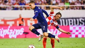A. Griezmann en duel avec L. Modric