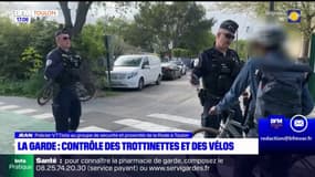 La Garde: les trottinettes et vélos n'échappent pas aux contrôles policiers