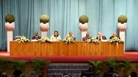 Le forum de Brazzaville pour la paix en Centrafrique, le 21 juillet 2014.