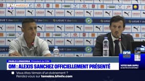OM: Alexis Sanchez officiellement présenté à la presse