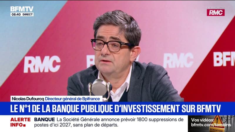 Budget 2026: "L'Etat providence galope devant l'économie à toute berzingue", constate Nicolas Dufourcq, directeur général de Bpifrance
