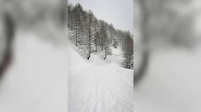 Près d'un mètre de neige est tombé dans le secteur d'Isola en seulement 24 heures.