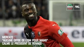 Mercato: "Aucune offre de l'OM pour Niang" calme le président de Rennes