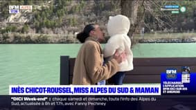Inès Chicot-Roussel, Miss Alpes du Sud et maman