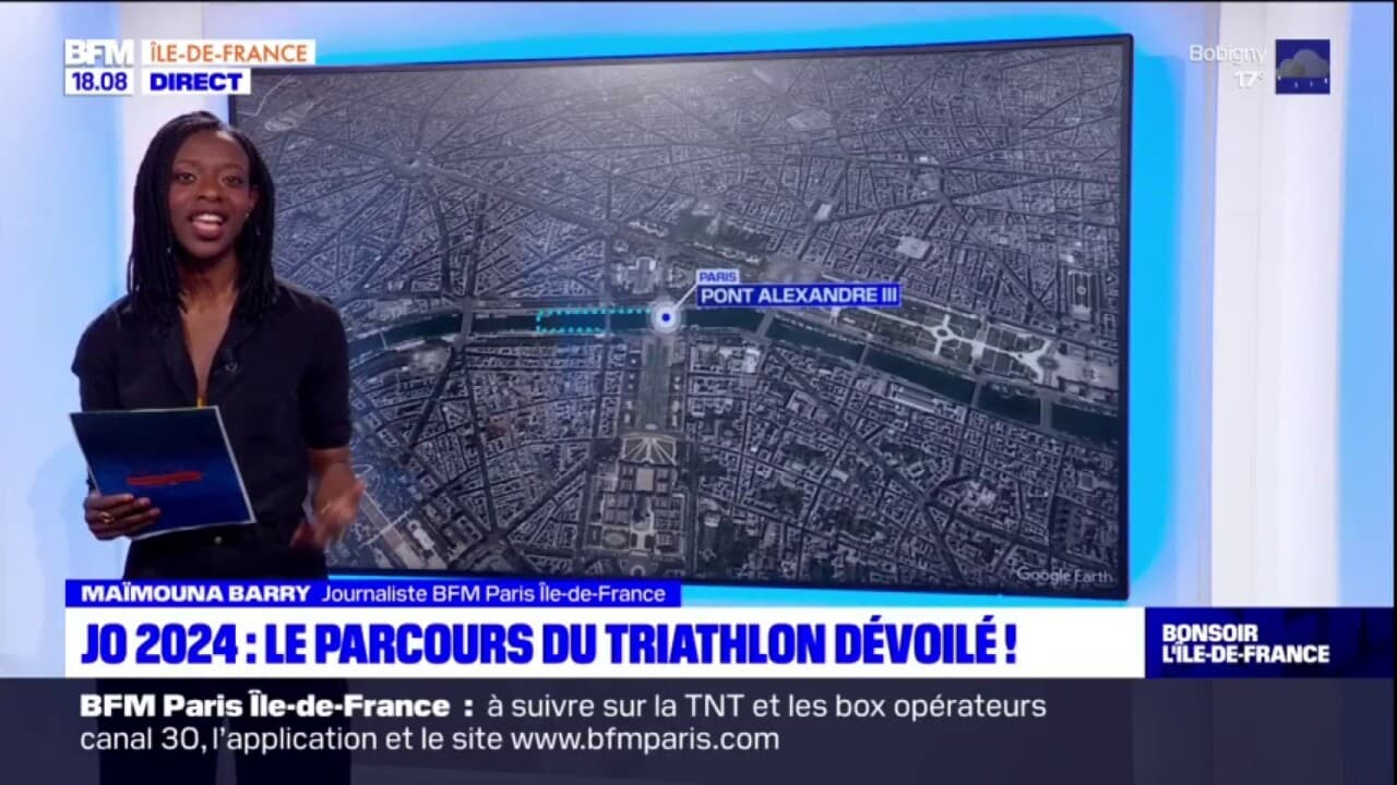 JO 2024 le parcours du triathlon dévoilé