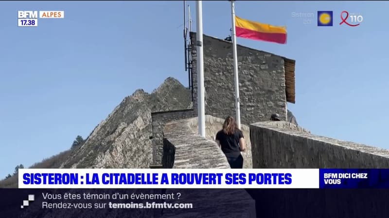 Sisteron: la citadelle a rouvert après sa fermeture hivernale