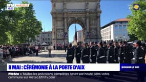 Marseille: les commémorations du 8-Mai à la porte d'Aix