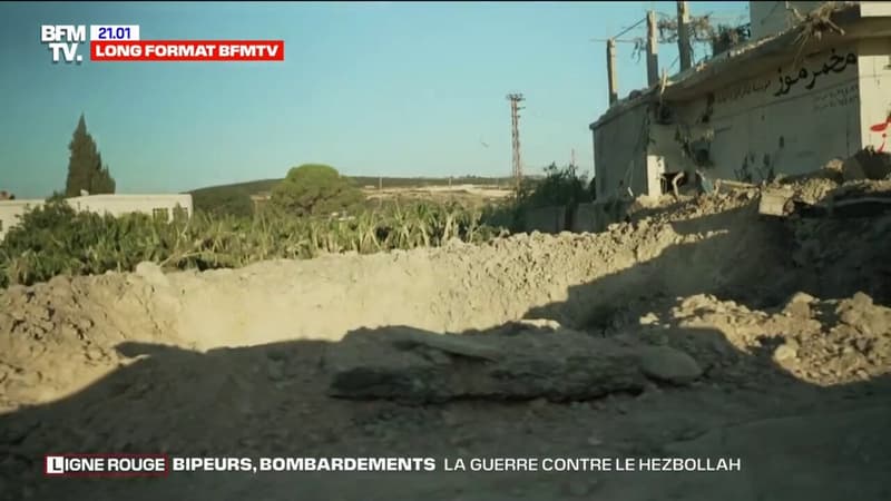 Les images des dégâts causés par les bombardements israéliens sur le chemin vers le sud du Liban