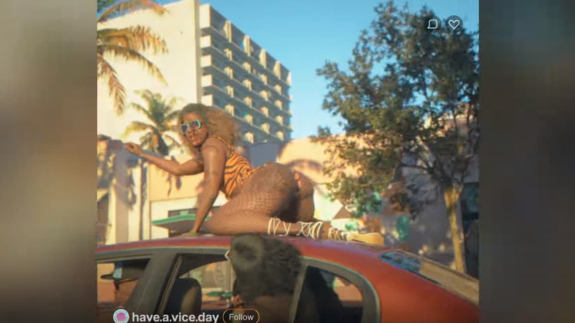Capture d'écran de la bande-annonce de GTA 6 Capture d'écran de la bande-annonce de GTA 6