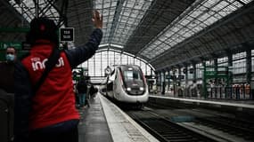 A la gare de Bordeaux, le 25 novembre 2021