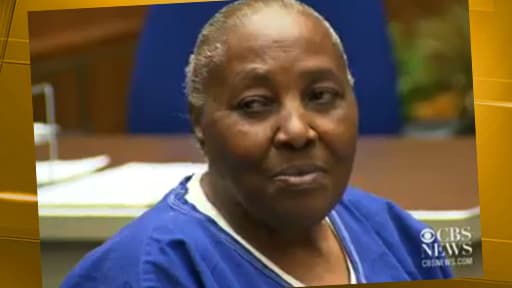Maria Virginia Jones, ce lundi 24 mars lors de son ultime comparution devant la Cour supérieure de Los Angeles, en Californie.