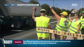 "C'est une guerre d'usure. On est obligés de continuer", à Mouy-sur-Seine, en Seine-et-Marne, les gilets jaunes affichent toujours leur détermination