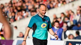 L'arbitre de rugby Romain Poite le 5 mars 2022