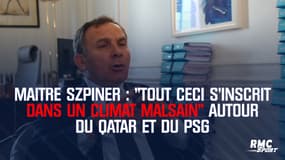 Maître Szpinner, avocat de Nasser Al-Khelaifi : "Cela s'inscrit dans un climat malsain" autour du Qatar et du PSG