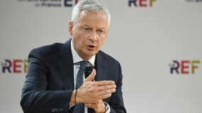 Le ministre de l'Economie Bruno Le Maire lors de la conférence d'été du Medef, le 30 août 2022 à Paris