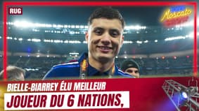 XV de France  Bielle-Biarrey élu meilleur joueur du 6 Nations, "il est vraiment complet" valide Moscato