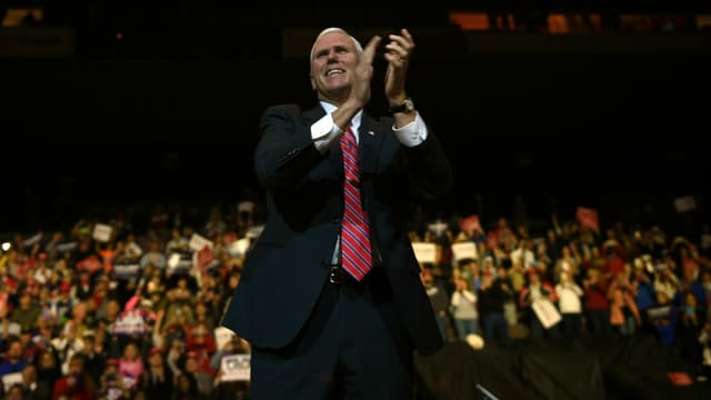 Mike Pence, le prochain vice-président des États-Unis, lors d'un meeting le 1er décembre dans l'Ohio