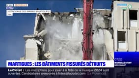 Martigues: deux bâtiments très vétustes détruits à Notre-Dame des Marins