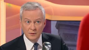 Bruno Le Maire sur notre plateau ce mercredi. 