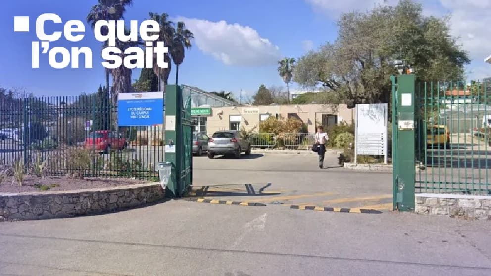DEUX BLESSÉS, ANCIEN ÉLÈVE… CE QUE L'ON SAIT DE L'ATTAQUE AU COUTEAU DANS UN LYCÉE HORTICOLE D'ANTIBES