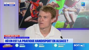 Alsace: le sportif handisport Maxime Artz "espère" que l'effet des Jeux paralympiques "ne va pas retomber"