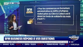 "Pour les commerces en fermeture administrative, le chiffre d'affaires réalisé grâce au Click & Collect est-il déduit du fonds de solidarité du mois d'avril?"