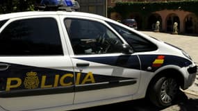 Un véhicule de police espagnol