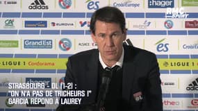 Strasbourg – OL (1-2) : « On n’a pas de tricheurs ! », Garcia répond à Laurey