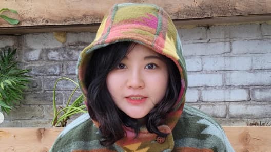 L'autrice sud-coréenne Baek Se-hee, en février 2023.