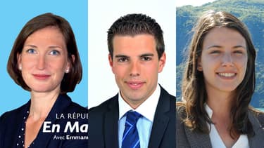 À seulement 24 ans, Carole Grandjean, Ludovic Pajot et Typhanie Degois (de gauche à droite) sont en passe de devenir députés