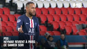 PSG : Neymar de retour à Paris ce samedi soir