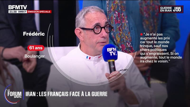 FORUM BFMTV - Frédéric, boulanger: "Je me paie, mais pas tous les mois"