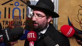 Le rabbin d'Orléans Arié Engelberg ce mercredi 23 avril.