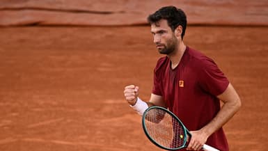 Quentin Halys à Roland-Garros 2025.
