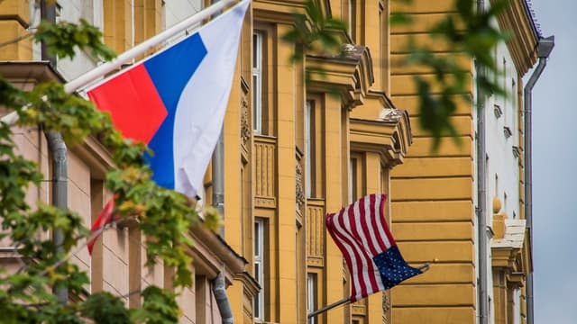 L'ambassade américaine à Moscou, le 31 juillet 2017.