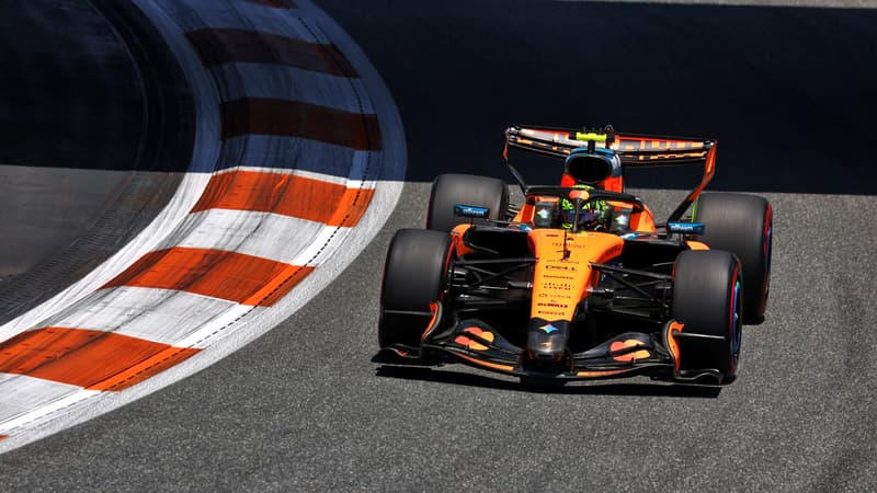 Lando Norris au volant de sa McLaren lors des essais libres du GP de Miami le 1er mai 2026 2279551