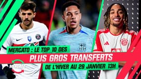 Boey 2e transfert le plus cher de l'hiver, le Top avec Roque, Beraldo...