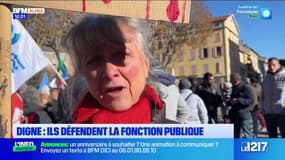 Digne-les-Bains: des centaines de manifestants mobilisés pour défendre la fonction publique