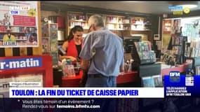 Toulon: la fin du ticket de caisse papier