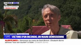 Élisabeth Borne sur l'incendie du domicile du maire de Saint-Brévin: "Il y a une montée de l'extrémisme dans notre pays"