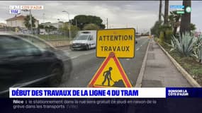 Alpes-Maritimes: début des travaux de la ligne 4 du tramway