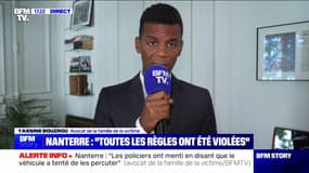 Refus d’obtempérer à Nanterre: "Ces policiers ont menti ce matin en affirmant que le véhicule avait tenté de les percuter", pour l'avocat de la famille de la victime
