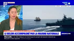 Belem en route vers Marseille: le navire accompagné par la Marine nationale