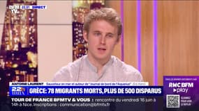 Immigration: "On peut faire preuve de bien plus de solidarité", pour Antoine Laurent, sauveteur en mer et auteur de "Journal de bord de l’Aquarius" 