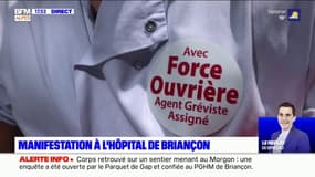 Briançon: manifestation du personnel des cuisines de l'hôpital