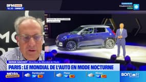 Le mondial de l'auto en mode nocturne