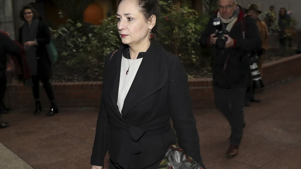 Eva Loubrieu lors du procès en première instance, le 12 décembre 2017. Eva Loubrieu lors du procès en première instance, le 12 décembre 2017.